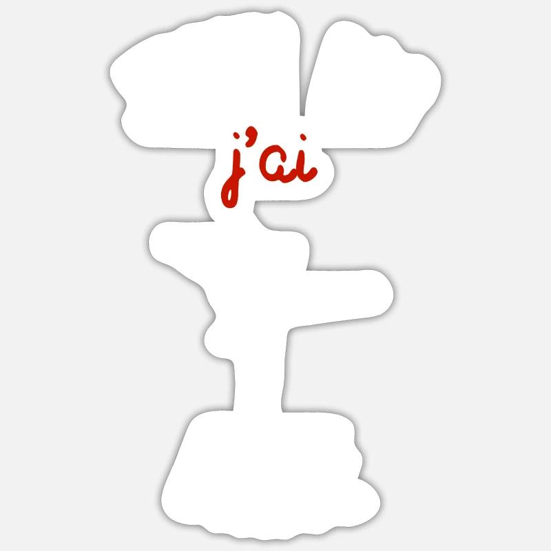 I can't I danced Sticker size S (10 x 10 cm)