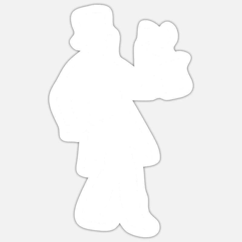 Zauberer Sticker Größe S (10 x 10 cm)