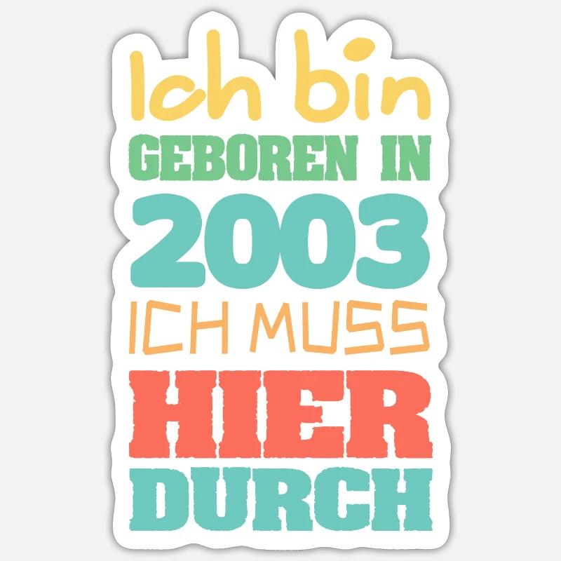 Sticker Größe S (10 x 10 cm) - 