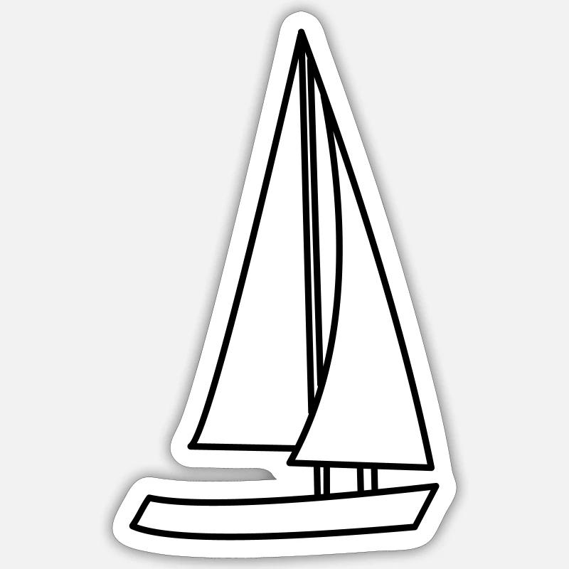 Sailing ship Sticker size S (10 x 10 cm)