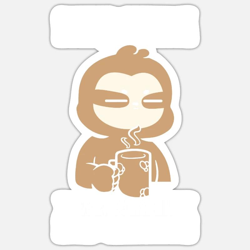 Abschied Kollegin Abschiedsparty Geschenk - Sticker Größe S (10 x 10 cm) - Mattweiß