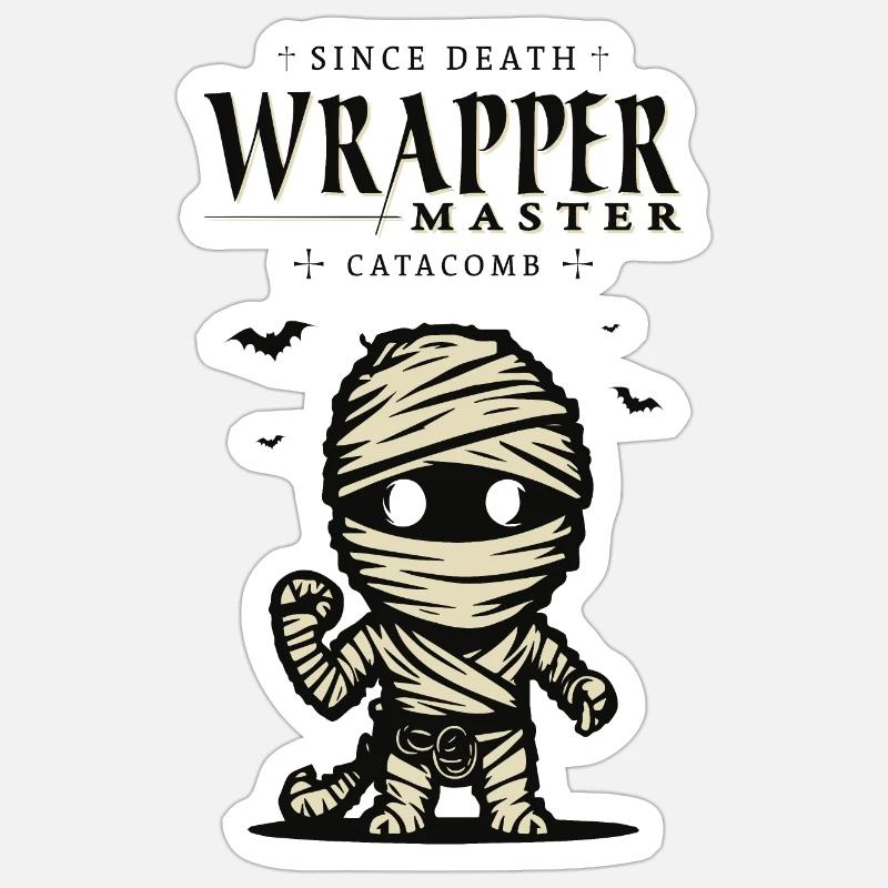 Wrapper master. Sticker size S (10 x 10 cm)