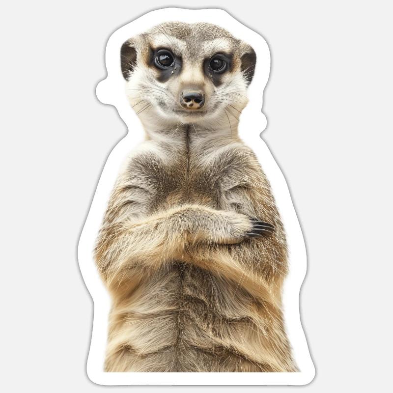 Suricate Sticker taille S (10 x 10 cm)