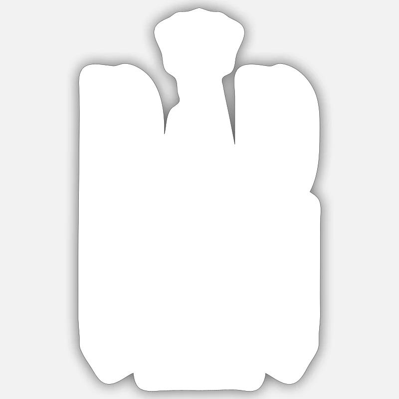Dad 2025 Loading Papa - Sticker Größe S (10 x 10 cm) - Mattweiß