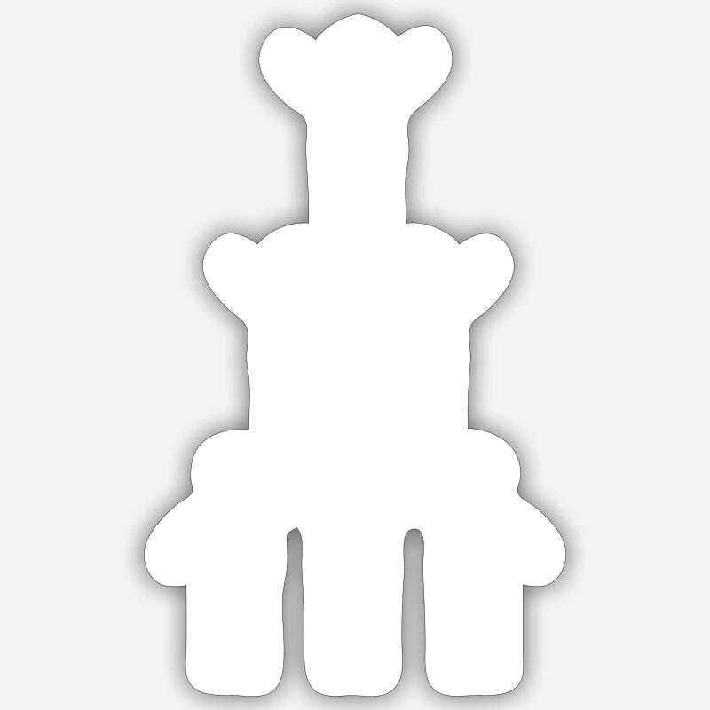 Teamwork Sticker Größe S (10 x 10 cm)