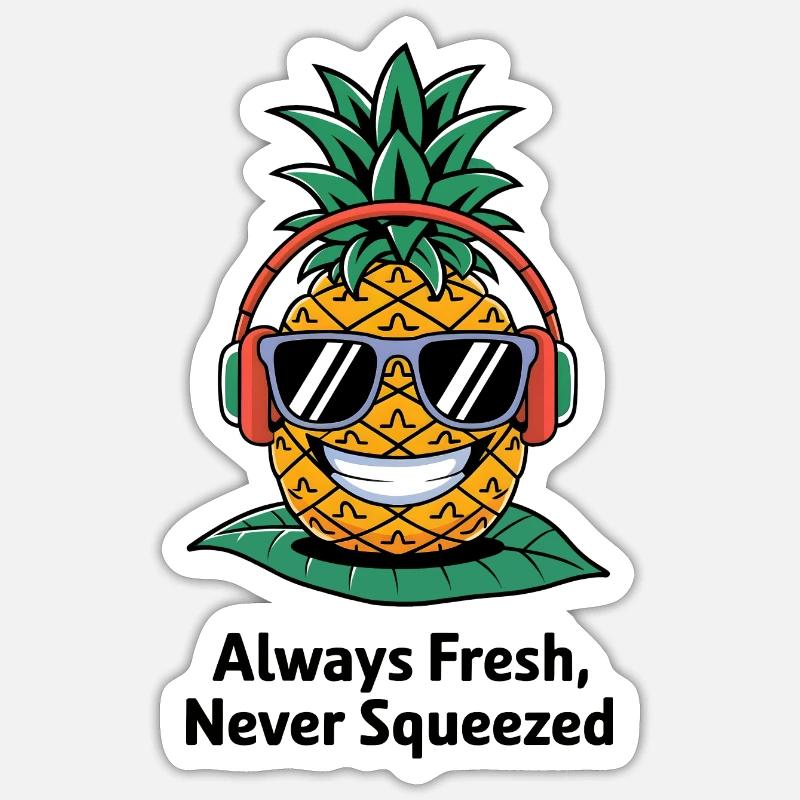 Always Fresh, Never Squeezed Sticker size S (10 x 10 cm)
