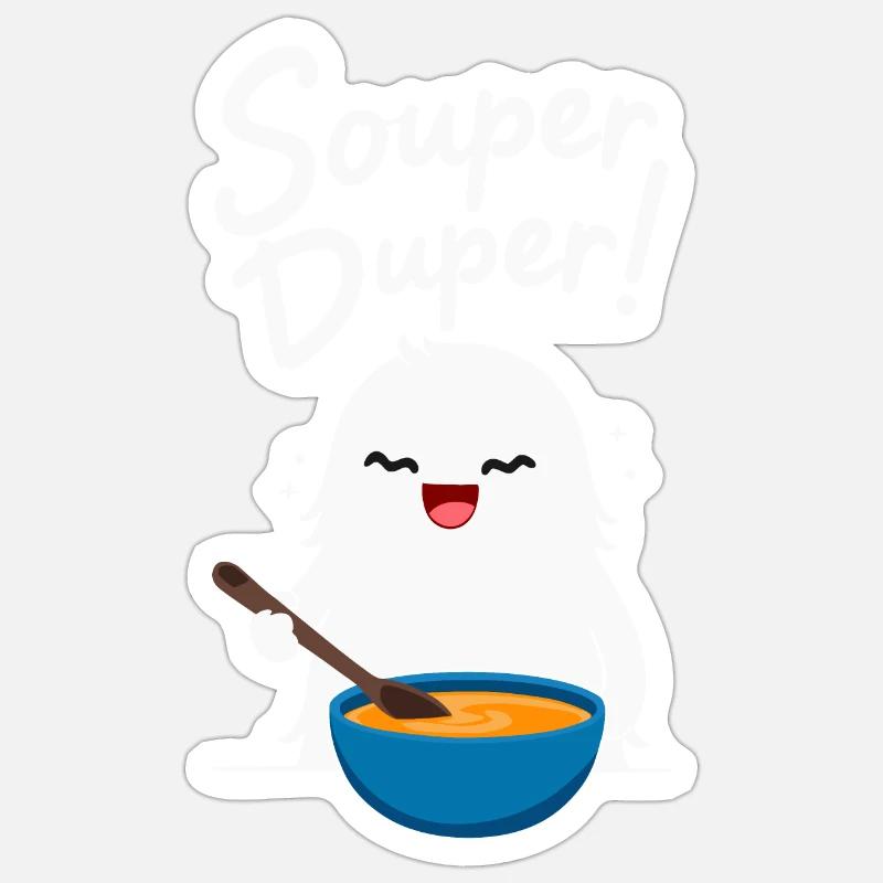 Souper Duper Sticker Größe S (10 x 10 cm)