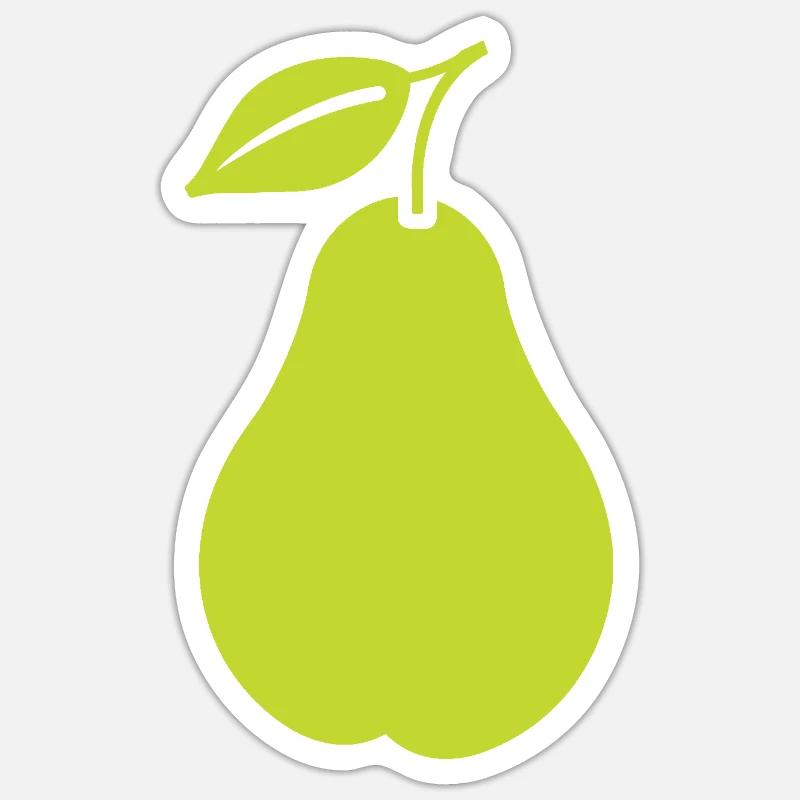Pear Sticker size S (10 x 10 cm)