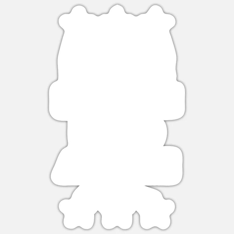 Make Earth Kind Again - Sticker Größe S (10 x 10 cm) - Mattweiß