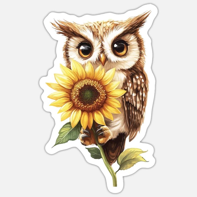 Schneeleopard Sticker Größe S (10 x 10 cm)