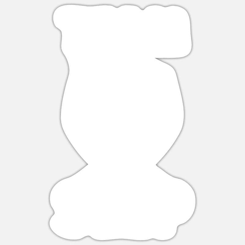 Slip - Sticker taille S (10 x 10 cm) - blanc mat