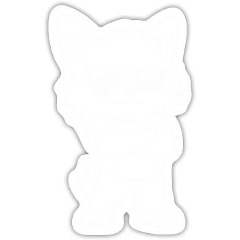 Dog Comic - Sticker size S (10 x 10 cm) - white matte - Front