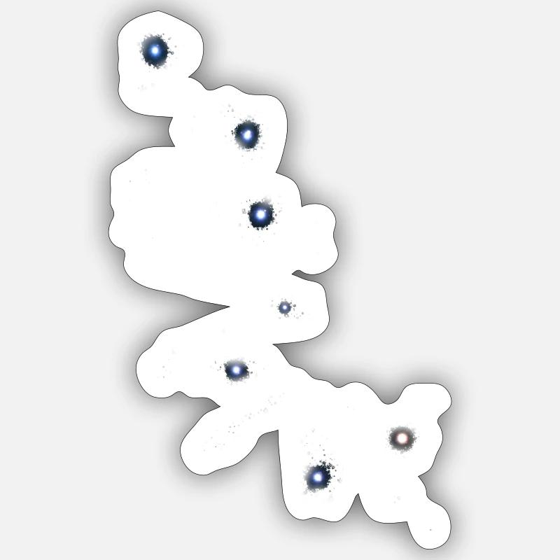 Constellation de la Grande Ourse / de la Grande Ourse Sticker taille S (10 x 10 cm)