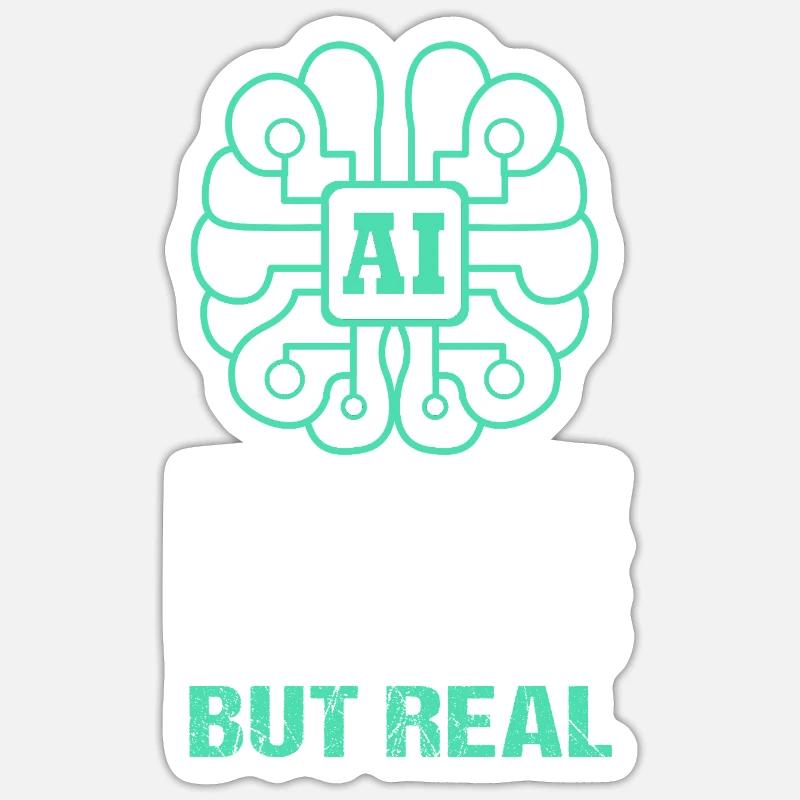 Artificial Intelligence GPT - Sticker size S (10 x 10 cm) - white matte