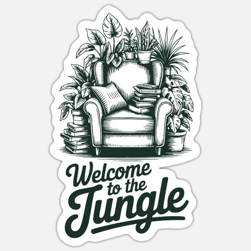 Passionné de Cluttercore Sticker taille S (10 x 10 cm)