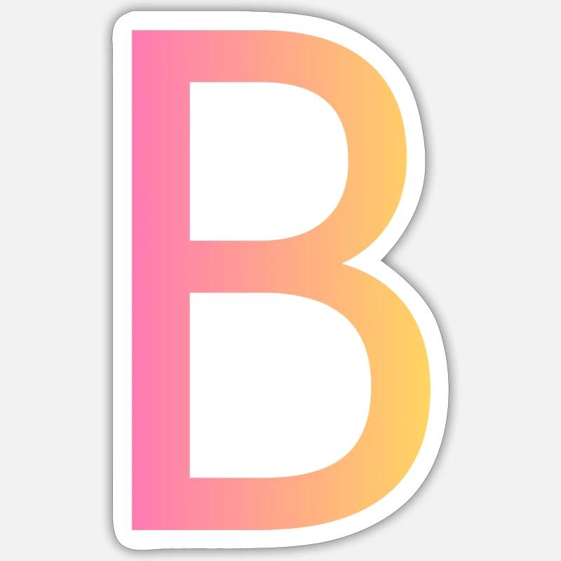 b - Sticker size S (10 x 10 cm) - white matte
