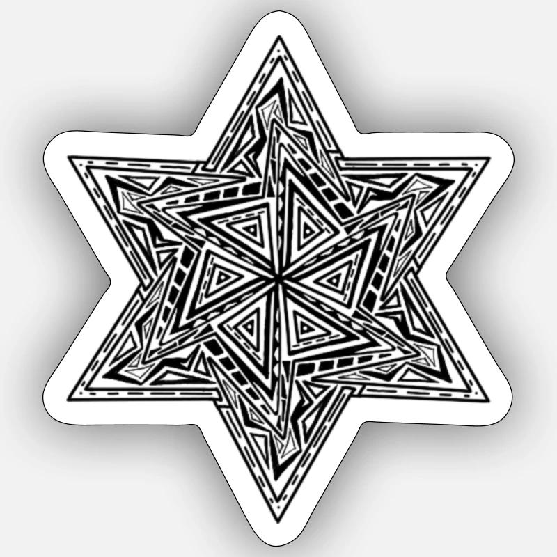 Star Sticker Größe S (10 x 10 cm)