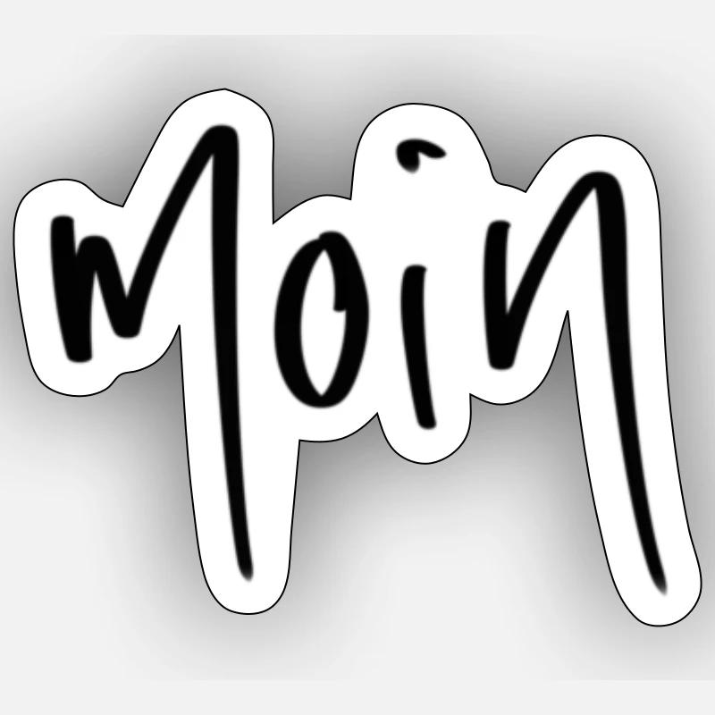 Moin Sticker Größe S (10 x 10 cm)