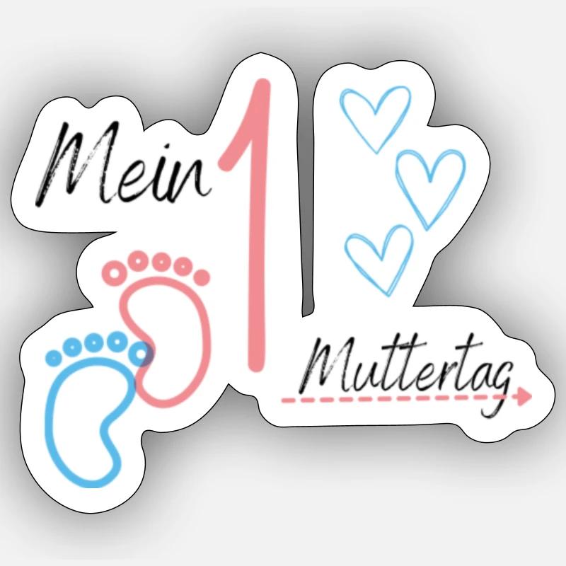Muttertagsgeschenk Artikel Sticker Größe S (10 x 10 cm)