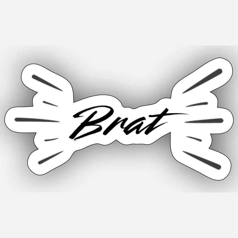 Brat Sticker Größe S (10 x 10 cm)