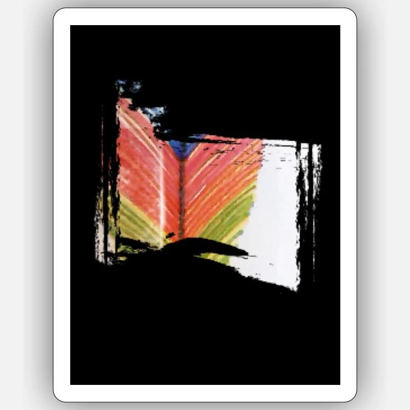 Myart5 - Sticker taille S (10 x 10 cm) - blanc mat