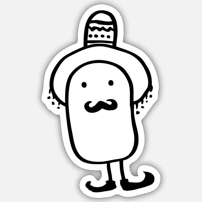 Sticker taille S (10 x 10 cm) - 