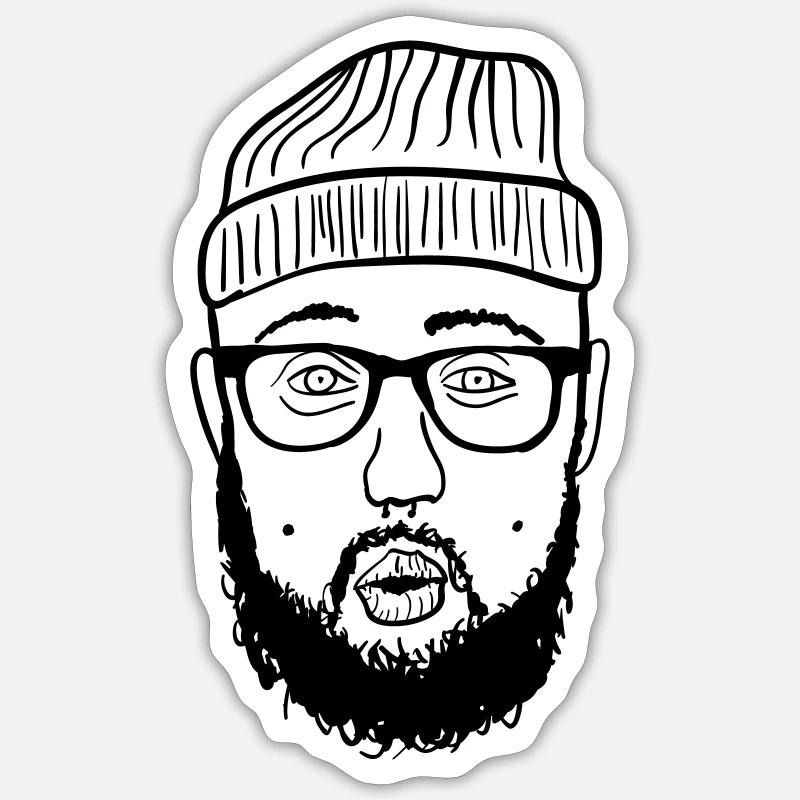 Sticker størrelse S (10 x 10 cm) - 