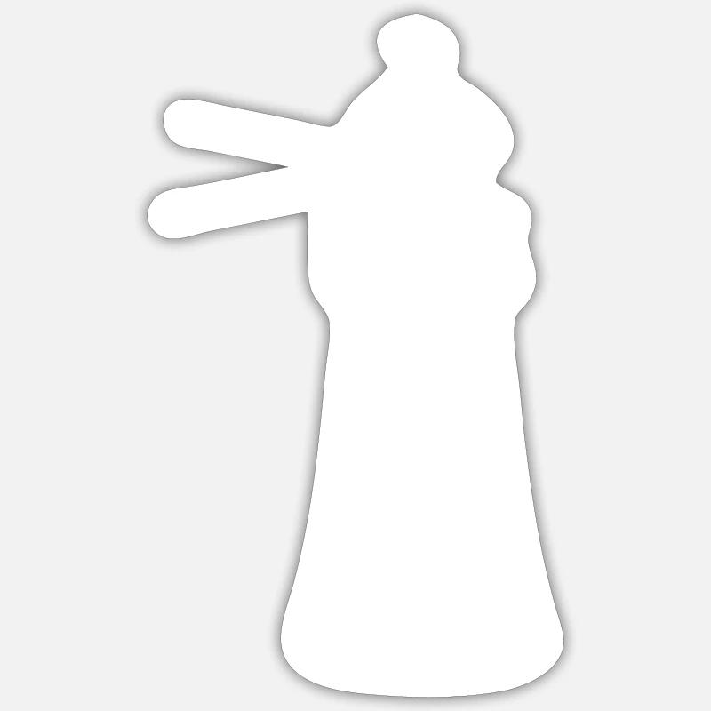 lighthouse - Sticker size S (10 x 10 cm) - white matte