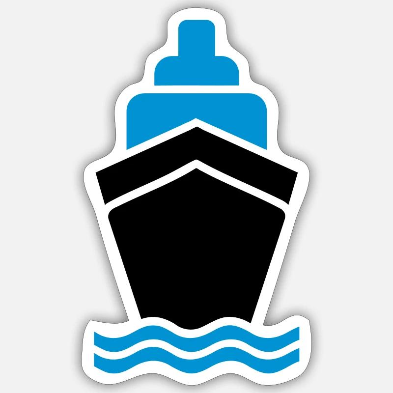 Bateau Sticker taille S (10 x 10 cm)