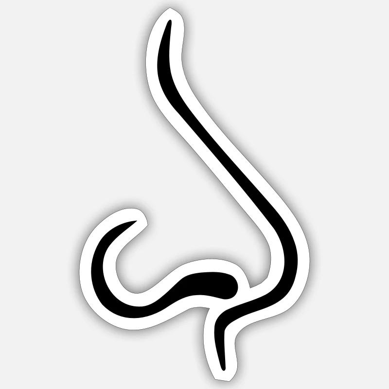 Nez Sticker taille S (10 x 10 cm)