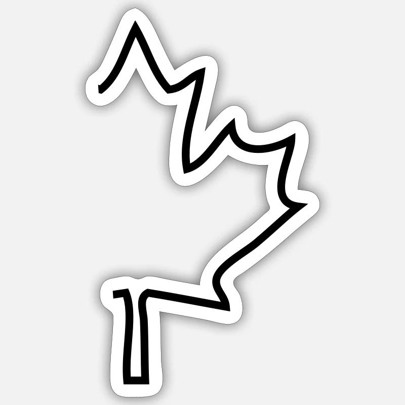 Canada - Sticker taille S (10 x 10 cm) - blanc mat