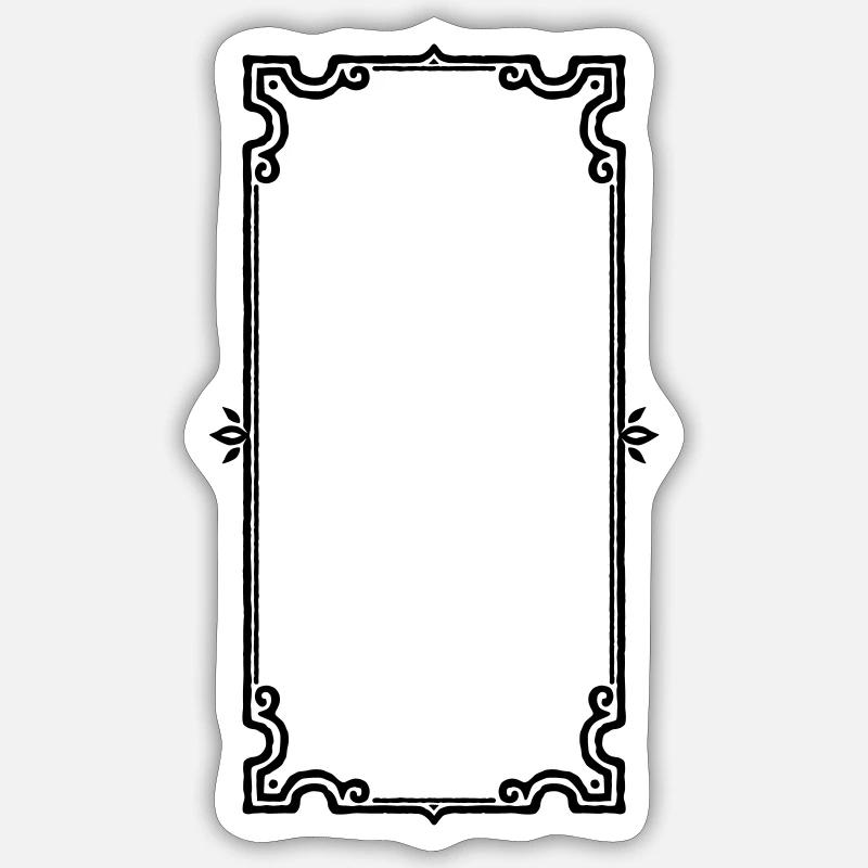 Ancient border Sticker size S (10 x 10 cm)
