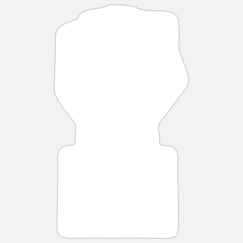 WIDERSTAND WIRD SIND DAS VOLK - Sticker Größe S (10 x 10 cm) - Mattweiß