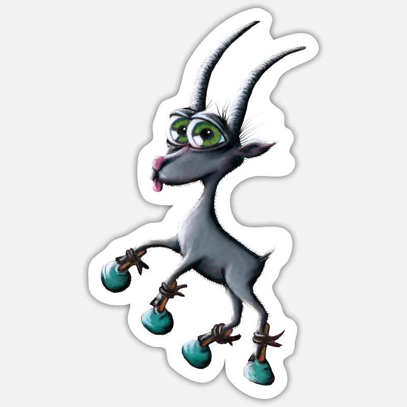 Sternzeichen Steinbock Sticker Größe S (10 x 10 cm)