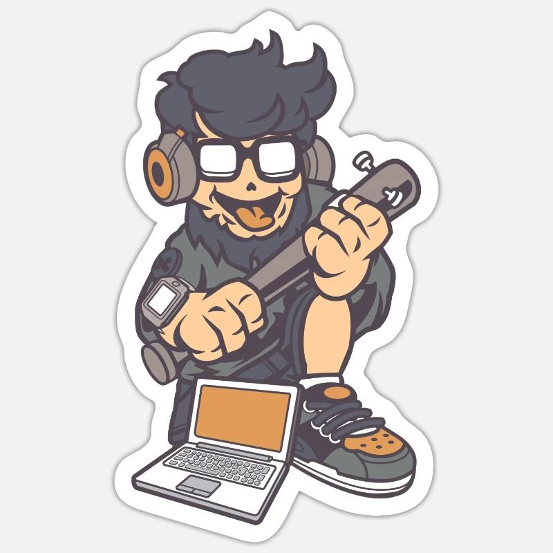 Adolescent technology Sticker size S (10 x 10 cm)