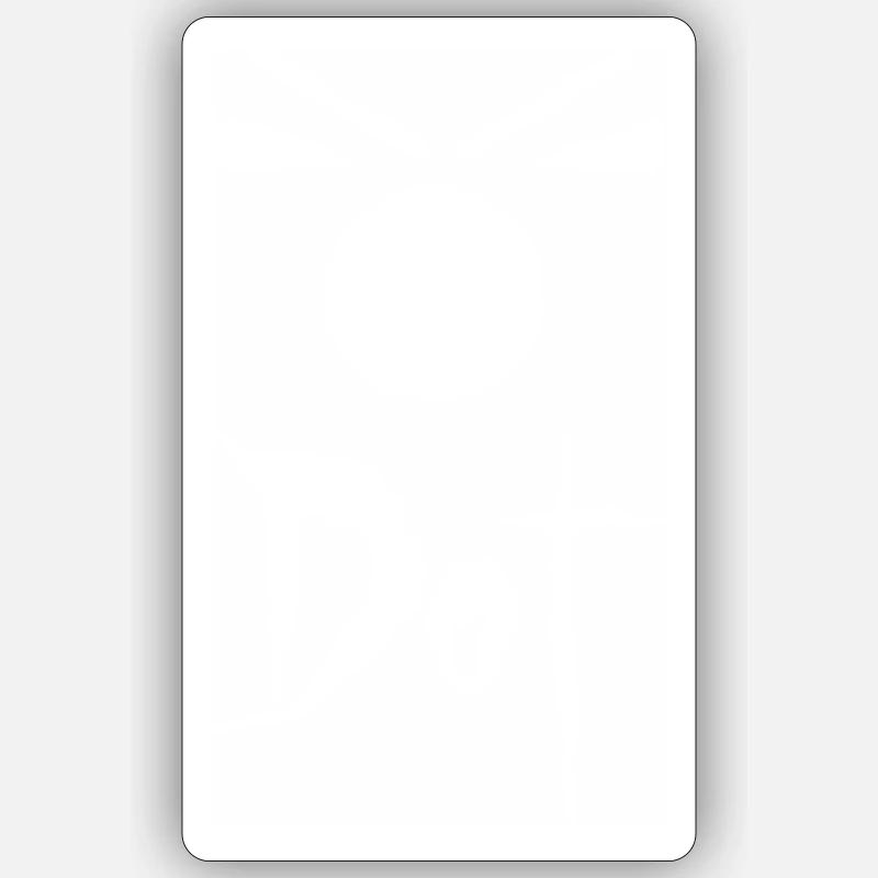 Dot White - Sticker size S (10 x 10 cm) - white matte