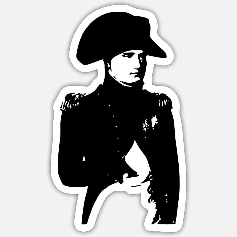 Napoleon - vectoral Sticker Größe S (10 x 10 cm)