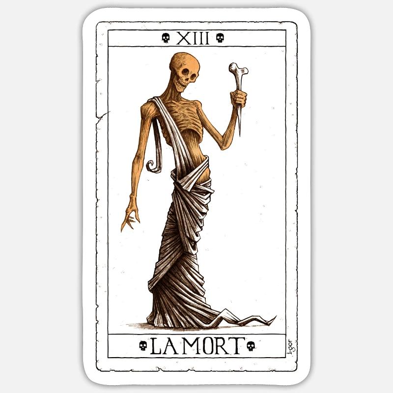 l’Arcane sans Nom - Sticker taille S (10 x 10 cm) - blanc mat