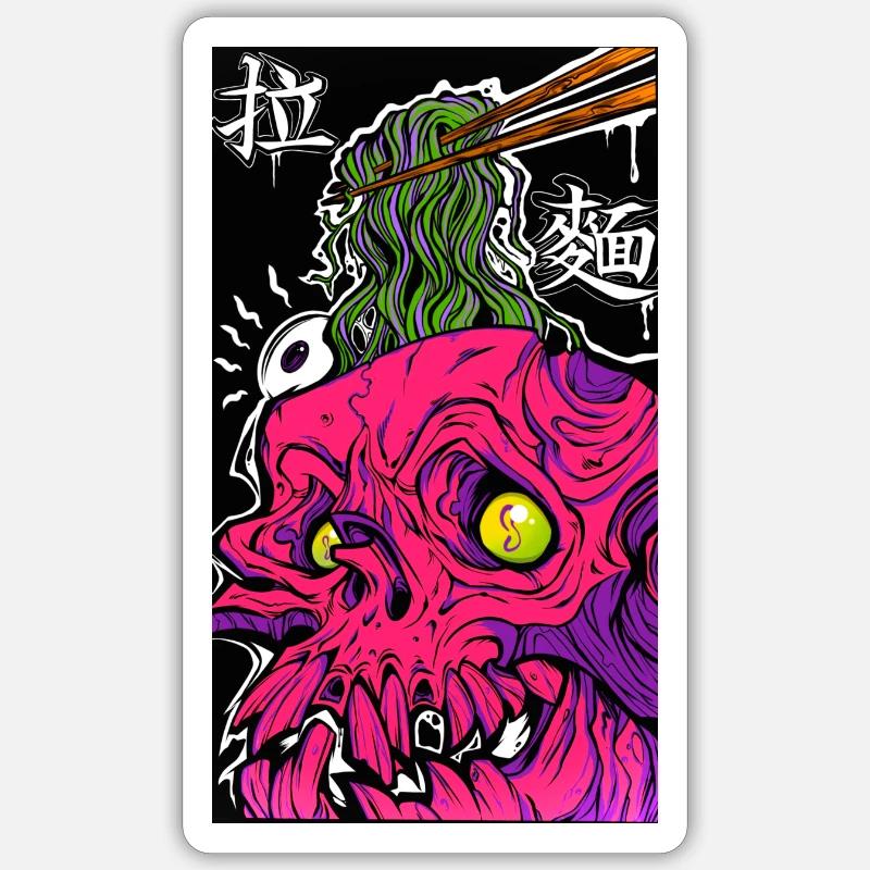Ramen Sticker Größe S (10 x 10 cm)