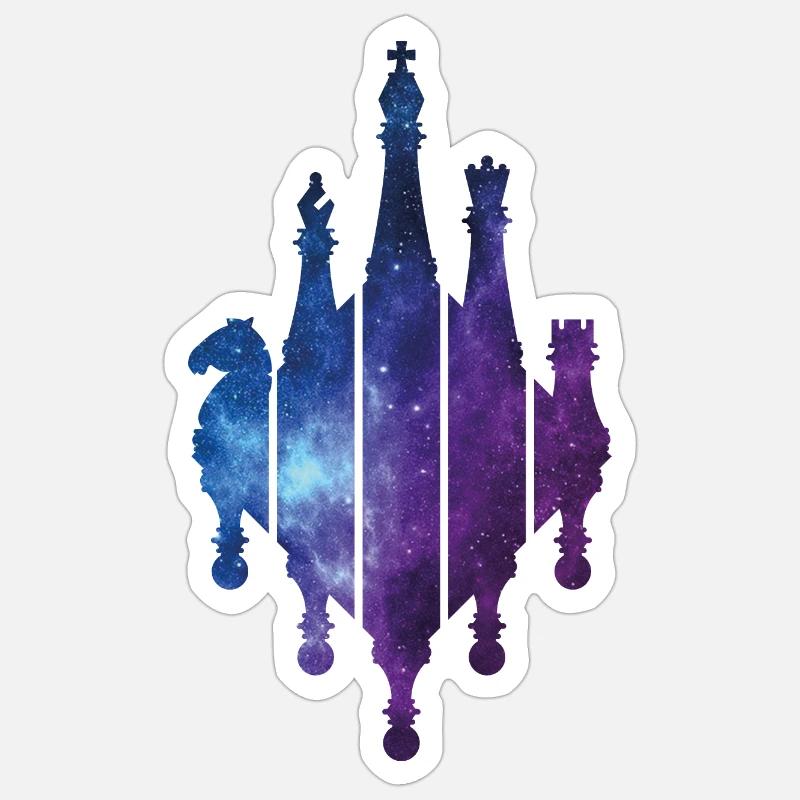 JEU D’ÉCHECS ÉCHECS Sticker taille S (10 x 10 cm)