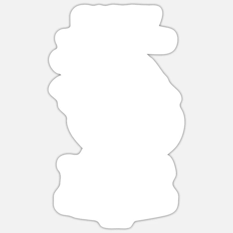 Désolé de ne pas écouter Dinosaurs Sticker taille S (10 x 10 cm)