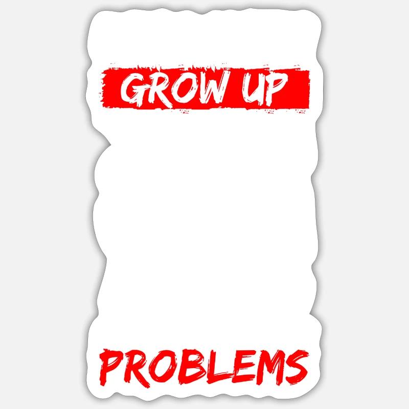 Problem funny The solution Sticker size S (10 x 10 cm)