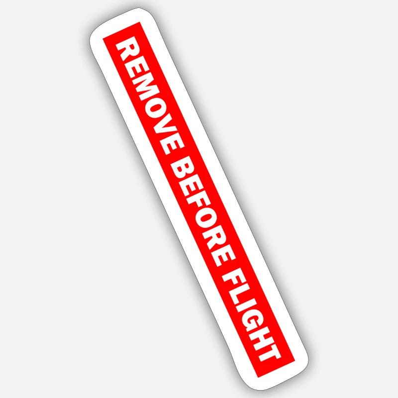 REMOVE BEFORE FLIGHT 02 Sticker size S (10 x 10 cm)