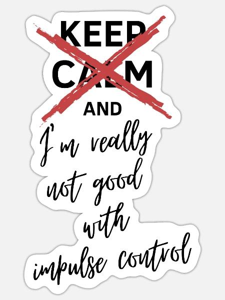Vampire Academy Keep calm - Sticker size S (10 x 10 cm) - white matte