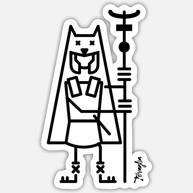 Sticker Größe S (10 x 10 cm) - 