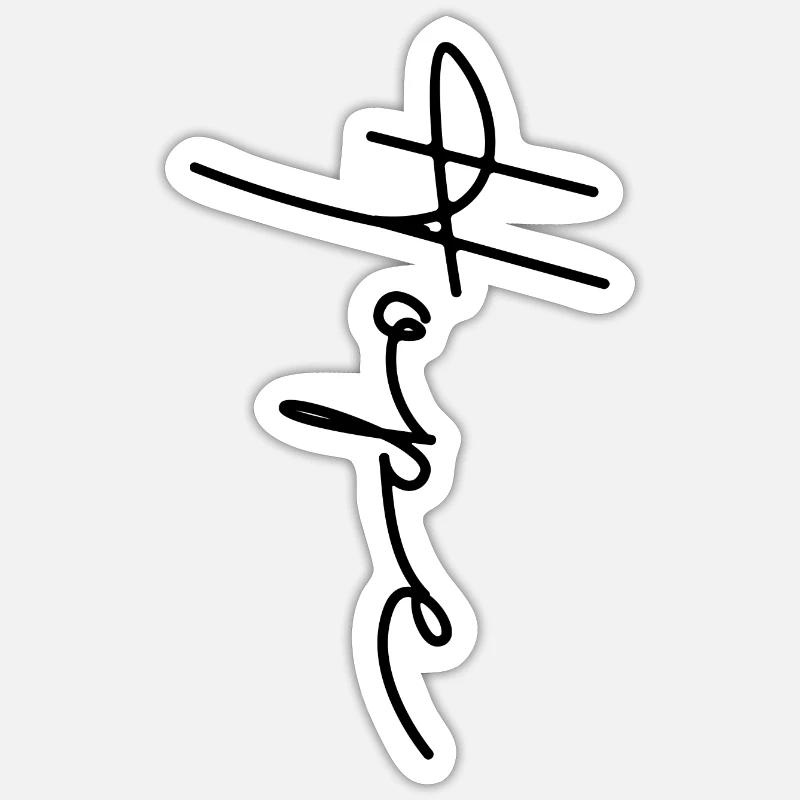 Sticker Größe S (10 x 10 cm) - 