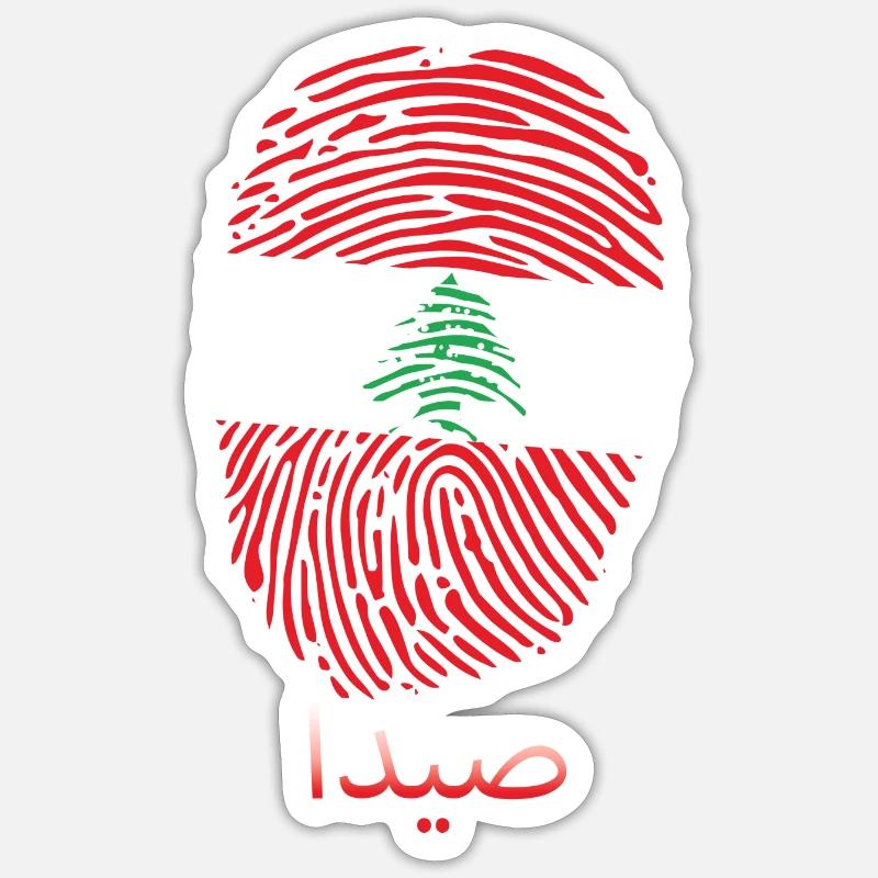 SIDON Liban Liban Libanais Libanais Sticker taille S (10 x 10 cm)