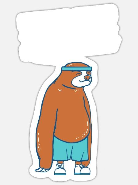 Ich Darf So Aussehen Ich Hatte Nachtschicht - Sticker Größe S (10 x 10 cm) - Mattweiß