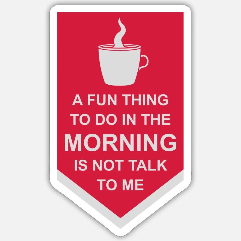 ne me parle pas Sticker taille S (10 x 10 cm)