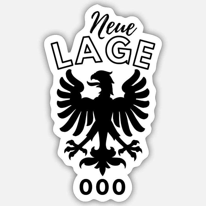 disarm - Sticker size S (10 x 10 cm) - white matte